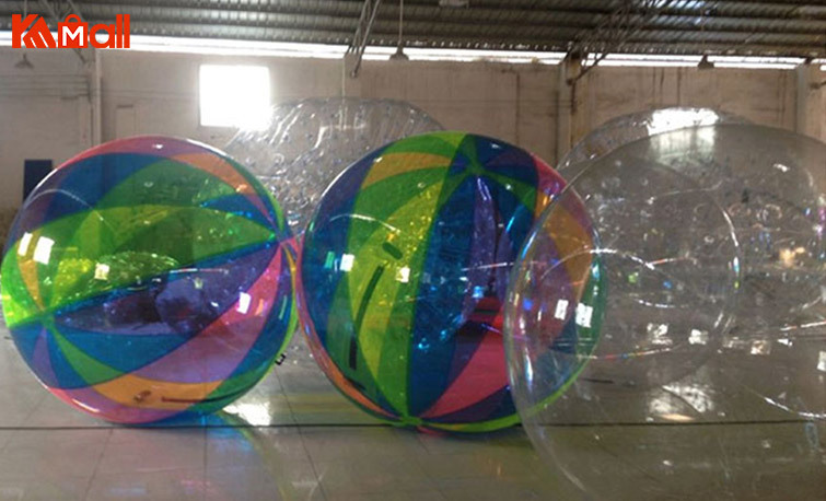 people use big zorb ball outdoors